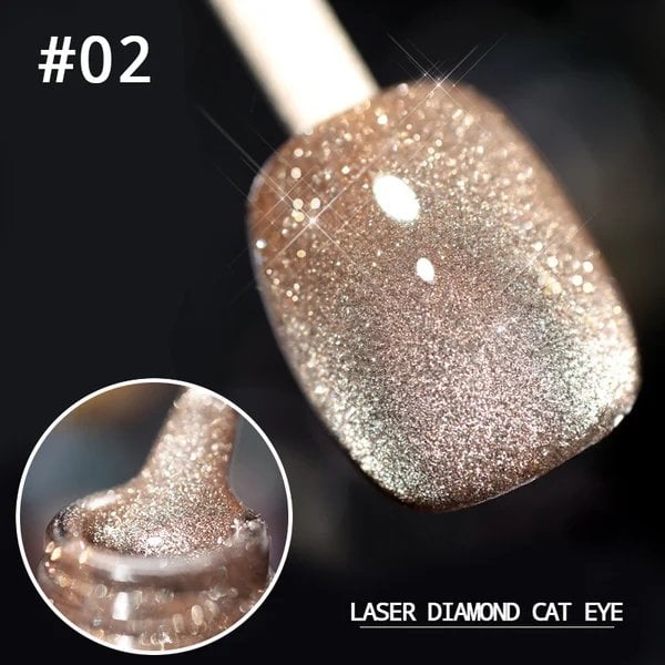 💅DERNIER JOUR DE PROMOTION EXCEPTIONNELLE : 60 % DE RÉDUCTION !💎 Vernis à ongles œil de chat effet diamant laser