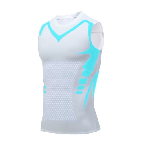 🔥 50 % DE RÉDUCTION ! 💪 Gilet Ionic Shaping – Compression et refroidissement – Remodelage du corps – Sans manches – Invisible sous les vêtements 🕶️