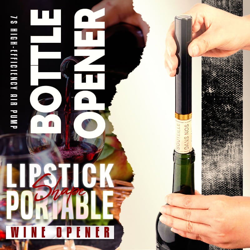 🍷50% de réduction🔥Tire-bouchon portable en forme de rouge à lèvres