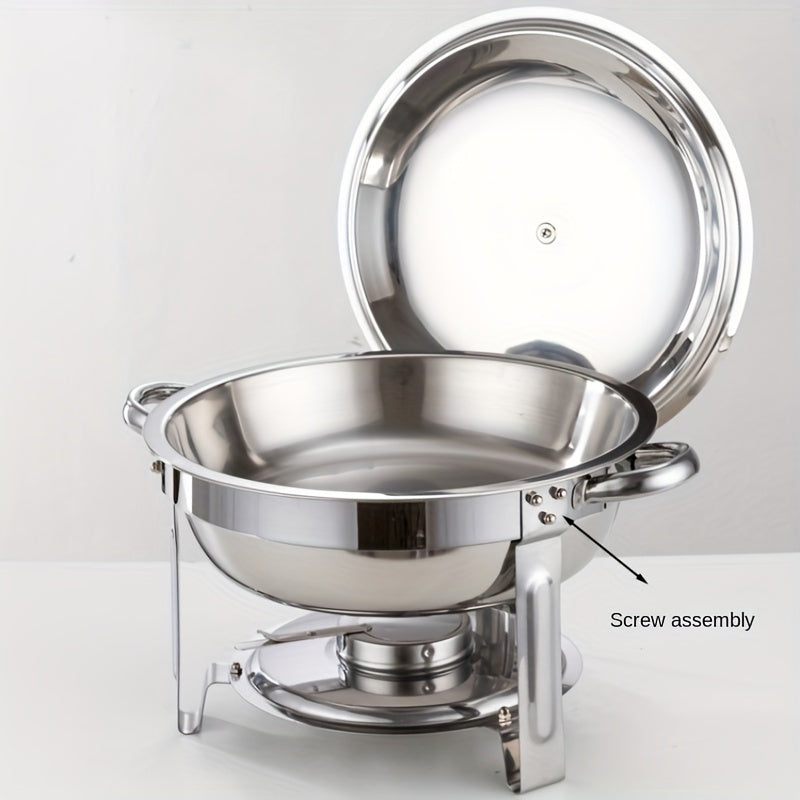 🔥 50 % DE RÉDUCTION EN CE MOMENT ! 🎄 Ensemble de buffet en acier inoxydable avec fonction de maintien au chaud – répartition homogène de la chaleur et grande durabilité, idéal pour les fêtes et les réceptions ✨
