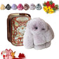 💕50% DE RÉDUCTION🐰🎁Breloques pompons en forme de lapin doux faites à la main🐰