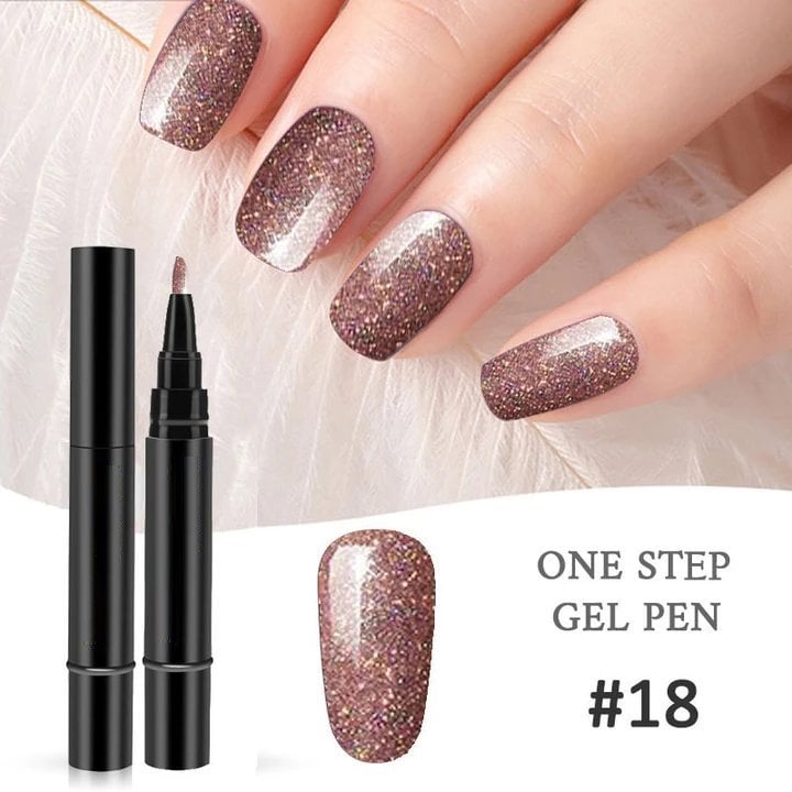 💅 1 ACHETÉ = 1 GRATUIT — Stylo Gel Ongles Tout-en-Un 3-en-1 ✨ + Lampe UV Mini Portable Offerte 💡