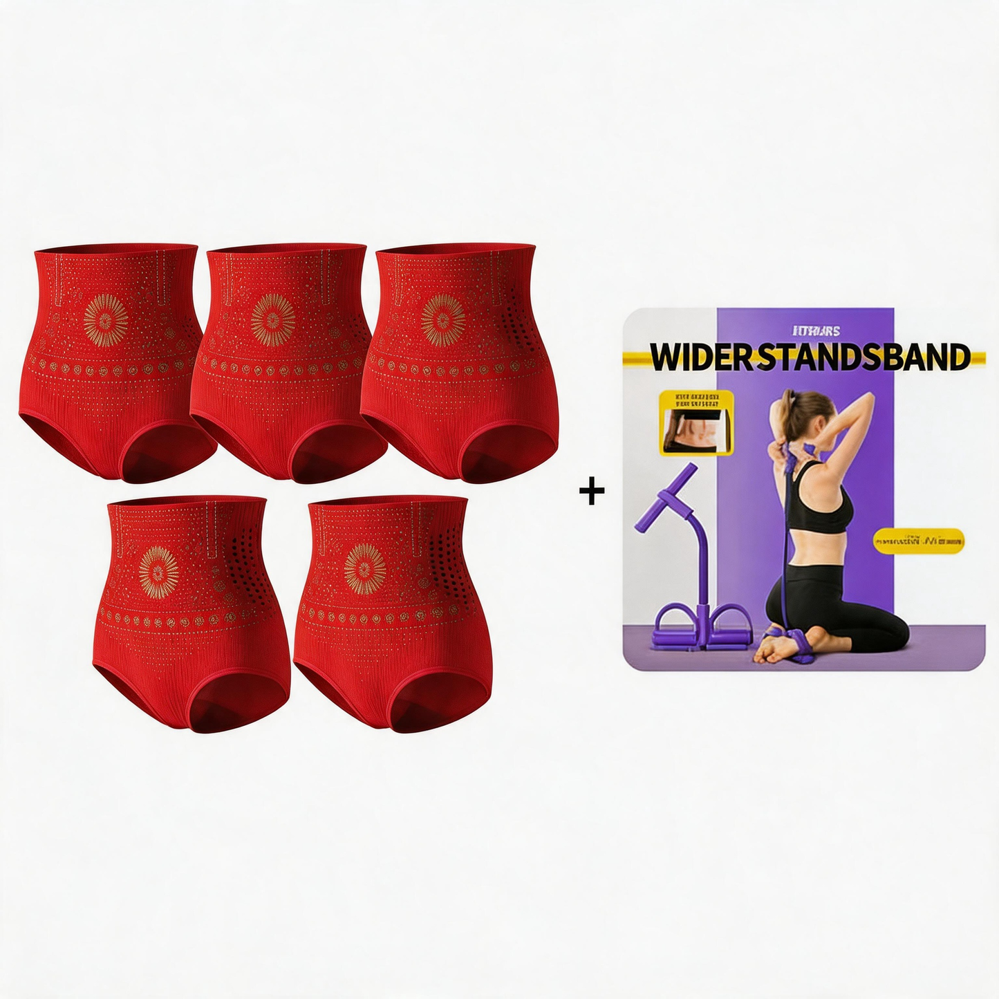 🥳👖 Culottes gainantes à taille haute – Culottes sculptantes à effet compressif pour une taille affinée 💞