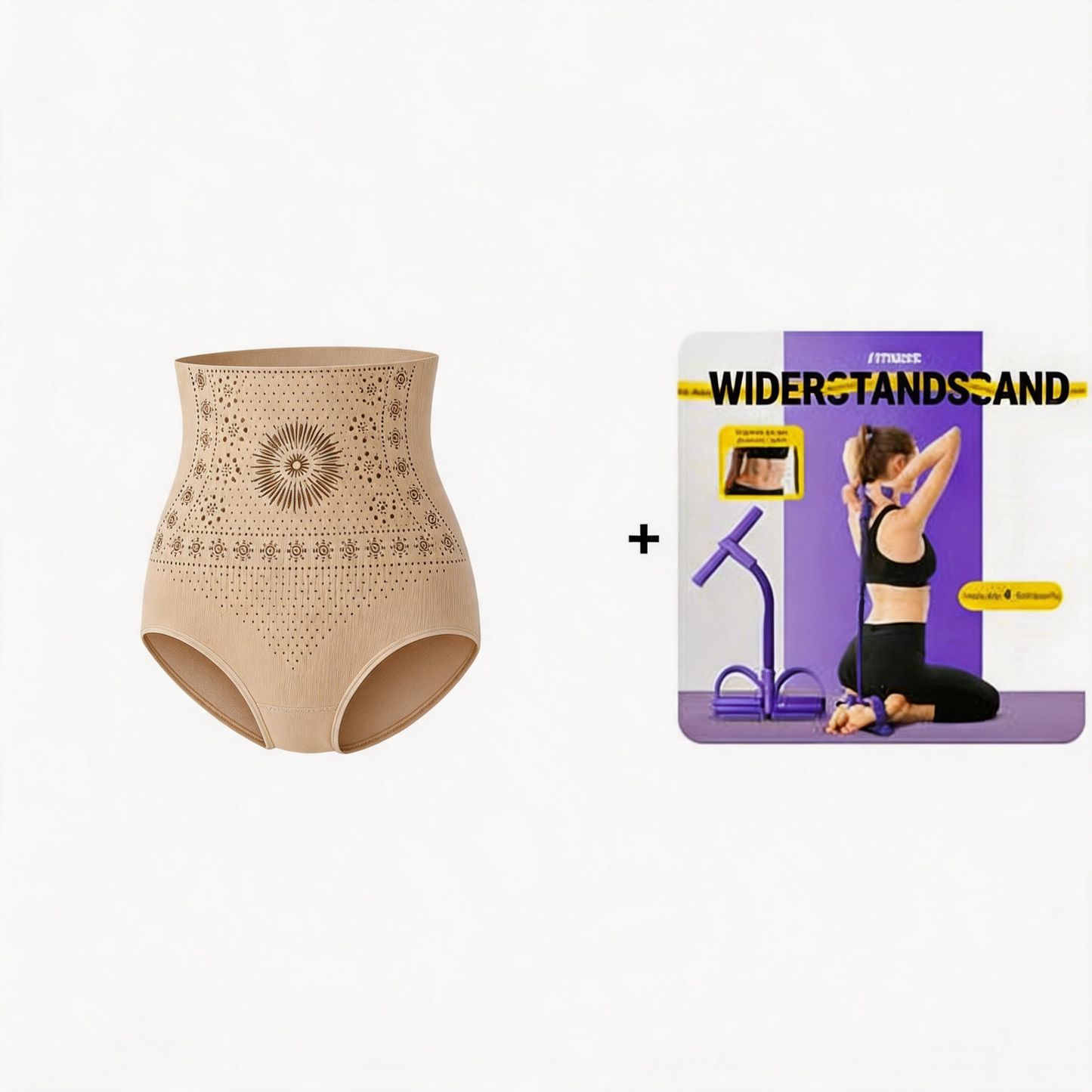 🥳👖 Culottes gainantes à taille haute – Culottes sculptantes à effet compressif pour une taille affinée 💞