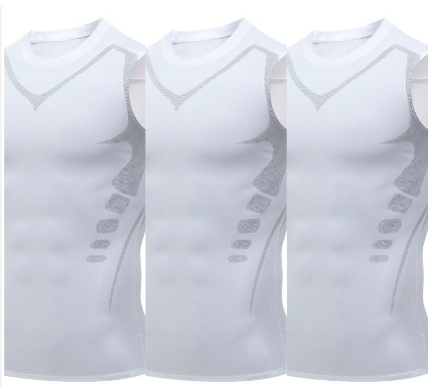 🔥 50 % DE RÉDUCTION ! 💪 Gilet Ionic Shaping – Compression et refroidissement – Remodelage du corps – Sans manches – Invisible sous les vêtements 🕶️