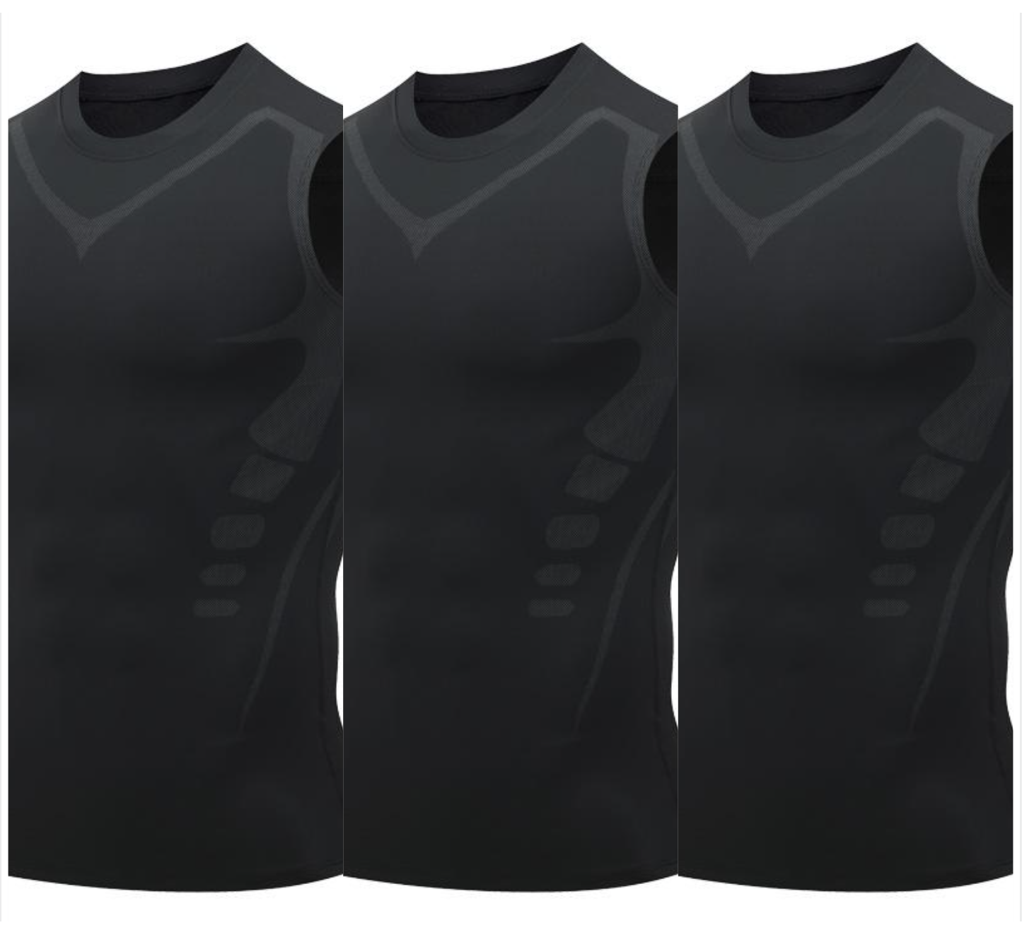 🔥 50 % DE RÉDUCTION ! 💪 Gilet Ionic Shaping – Compression et refroidissement – Remodelage du corps – Sans manches – Invisible sous les vêtements 🕶️