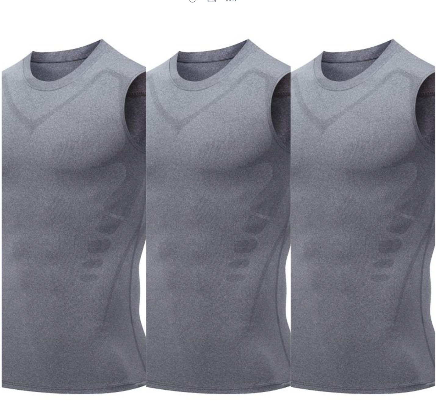🔥 50 % DE RÉDUCTION ! 💪 Gilet Ionic Shaping – Compression et refroidissement – Remodelage du corps – Sans manches – Invisible sous les vêtements 🕶️