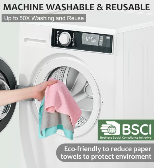 🔥Vente chaude♻️ Rouleau de tissu microfibre réutilisable 🧻 (55% de réduction)