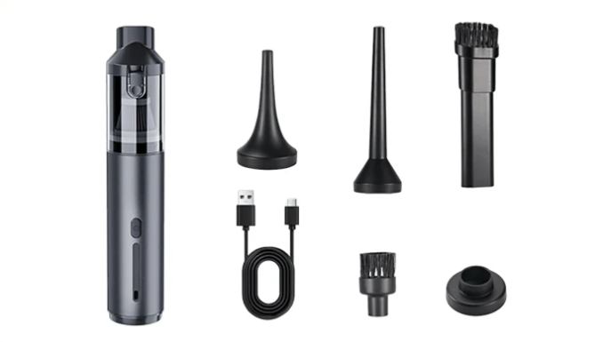 🚗🧹 50 % DE RÉDUCTION ! Aspirateur de voiture V8 Apex – mini-aspirateur portable sans fil 4-en-1 avec une puissance d’aspiration de 16 000 Pa ✨