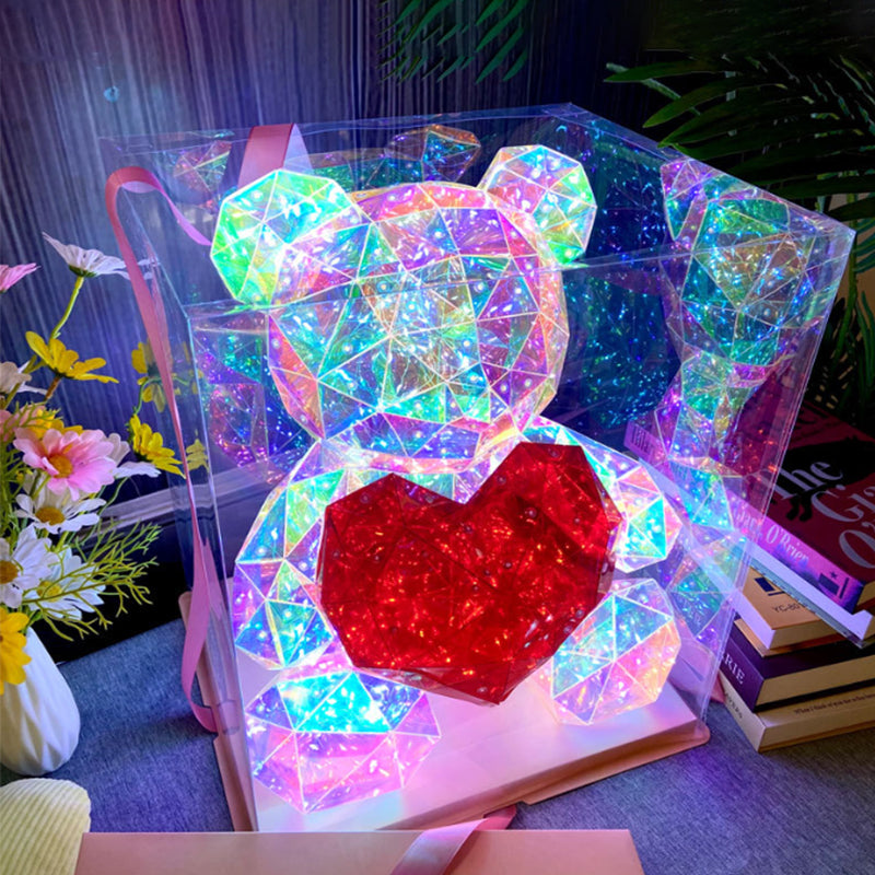 💕Offre spéciale Saint-Valentin - 60 % de réduction🎁 Ours lumineux coloré