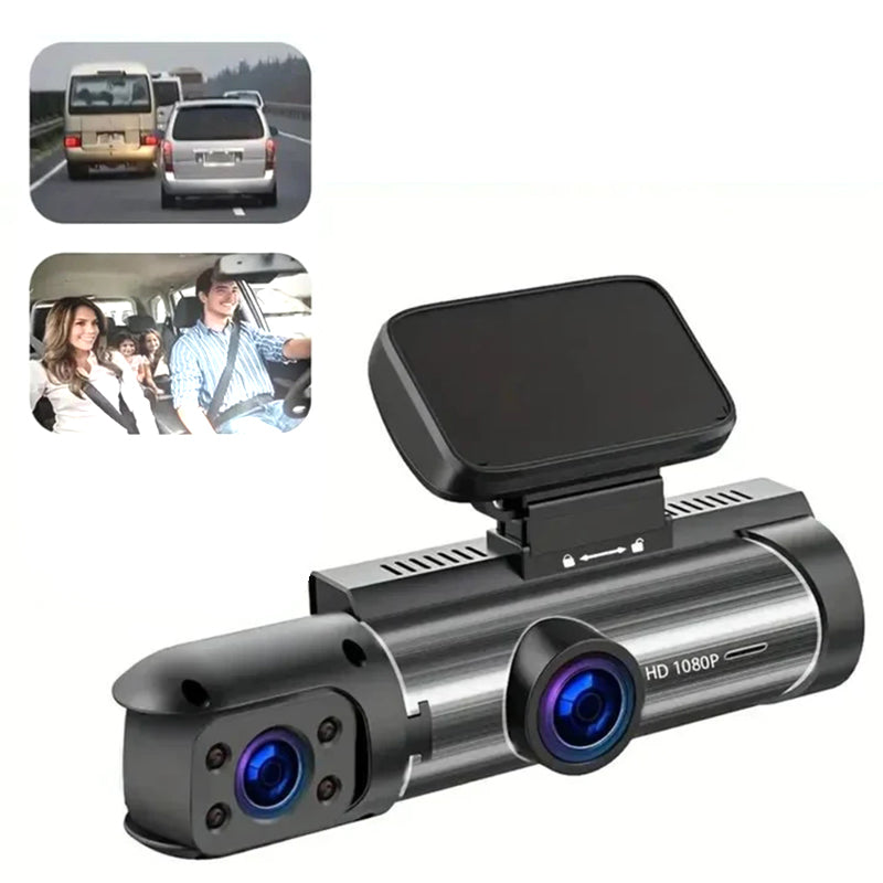 🔈🔈60 % DE RÉDUCTION🚗📹Dashcam avec grand angle de 170° et double objectif 1080p