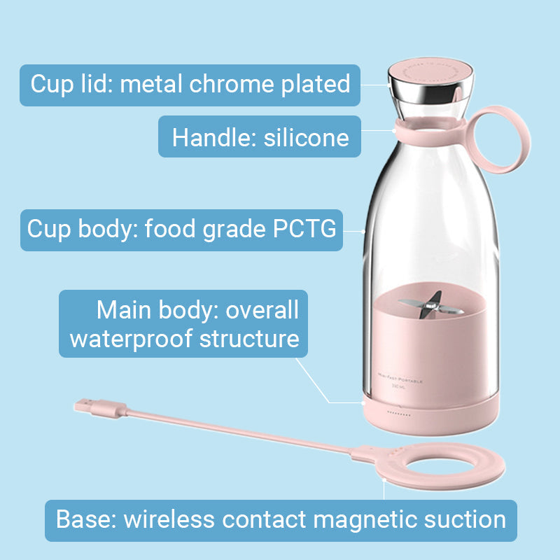 🔥Mise à niveau flambant neuve 2025🔥Mélangeur personnel portable de tasse de jus rechargeable