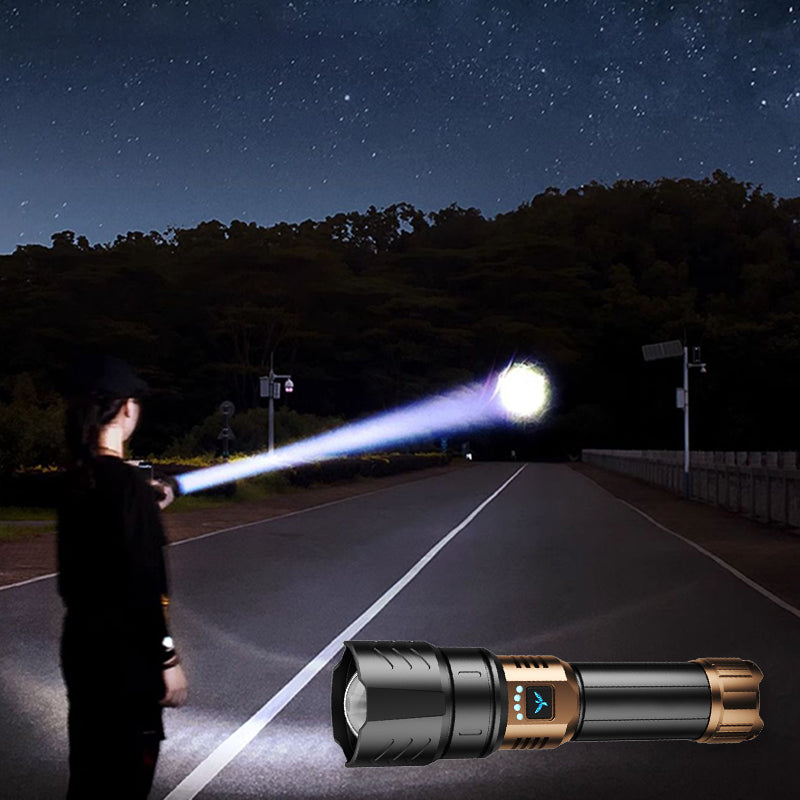 🔥‑50% PROMO FLASH🔦 Lampe de poche LED nouvelle version 2026, haute luminosité, éclairage longue portée pour extérieur ✨🌙