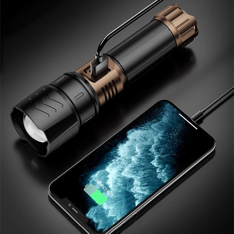 🔥‑50% PROMO FLASH🔦 Lampe de poche LED nouvelle version 2026, haute luminosité, éclairage longue portée pour extérieur ✨🌙