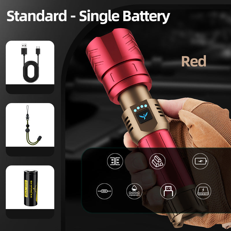 🔥‑50% PROMO FLASH🔦 Lampe de poche LED nouvelle version 2026, haute luminosité, éclairage longue portée pour extérieur ✨🌙