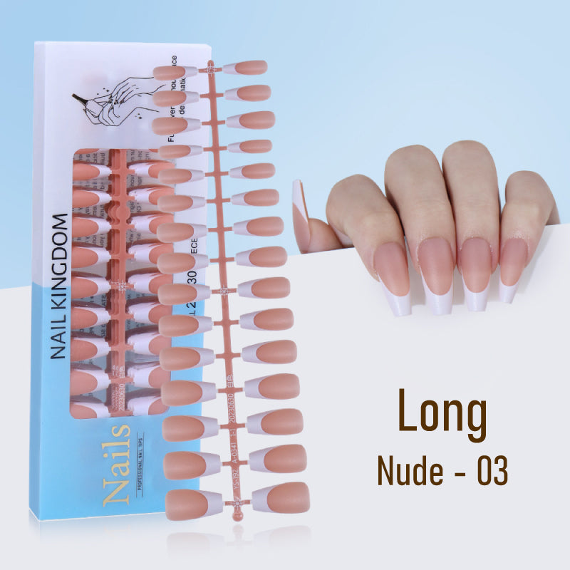 240PCS Presse française sur les ongles