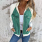🌸Vente de fin de printemps🌸Veste en denim à fermeture éclair pour femme(🔥55% de réduction)
