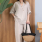 ❤️Costume deux pièces décontracté en coton et lin pour femmes de haute qualité❤️