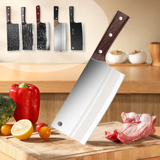 🔪🥬55% de réduction🍅Couteau de cuisine forgé en acier inoxydable haute résistance