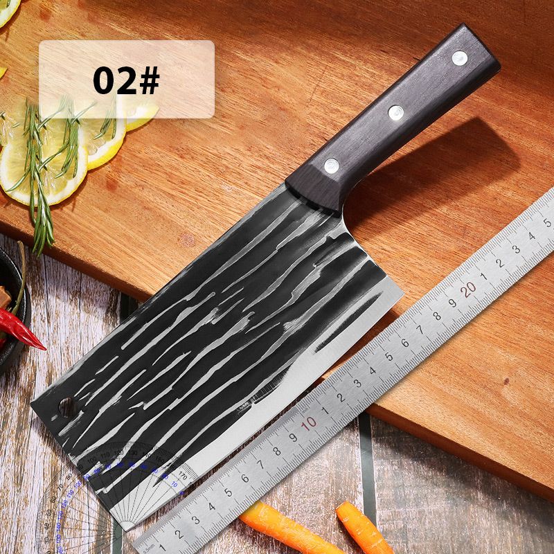 🔪🥬55% de réduction🍅Couteau de cuisine forgé en acier inoxydable haute résistance