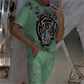Ensemble 2 pièces tendance pour femmes avec motif chic