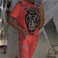 Ensemble 2 pièces tendance pour femmes avec motif chic