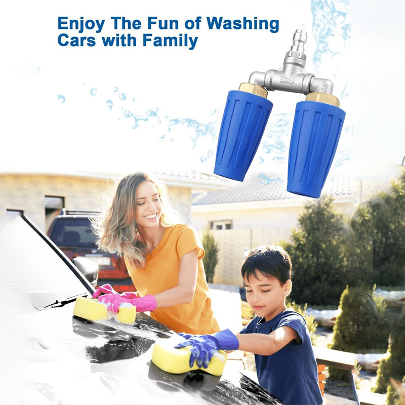 🎯🔥 Offre spéciale : -60 % ! 🚿 Buse Turbo Acier Inox 🌟 – Parfaite pour terrasse, voiture et façade 🏡🚗