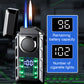 🔥Liste des nouveaux produits 2025 - Briquet multifonctionnel avec double flamme et lumières colorées