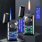 🔥Liste des nouveaux produits 2025 - Briquet multifonctionnel avec double flamme et lumières colorées