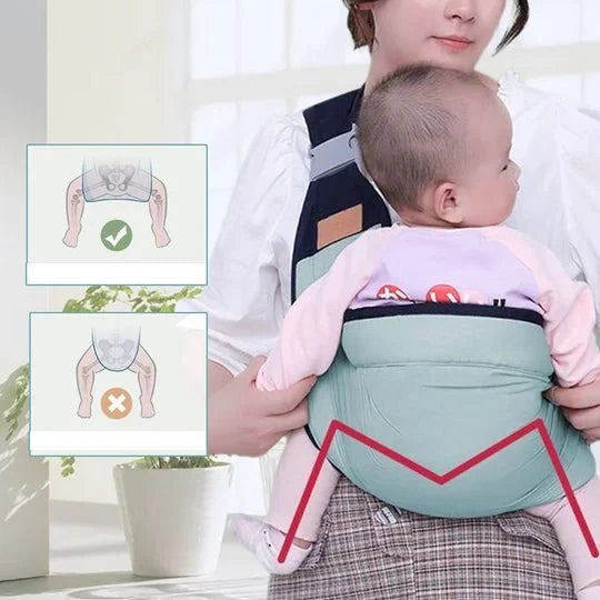 👶💛 50 % DE RÉDUCTION EN CE MOMENT ! Porte-bébé 4 en 1 avec maille respirante – 0 à 36 mois, position ventrale et dorsale – Proche de bébé, les mains libres ✨