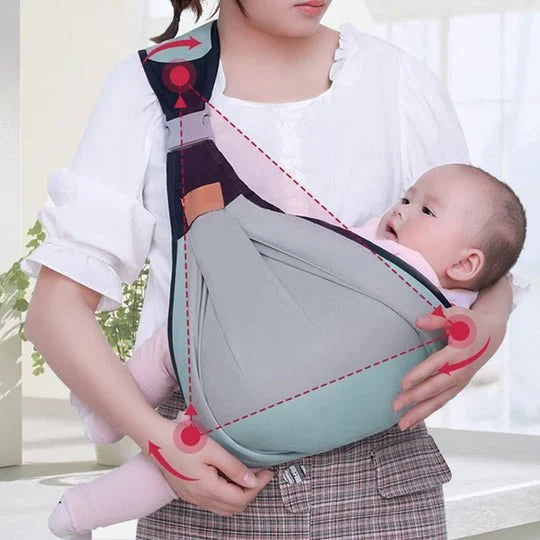 👶💛 50 % DE RÉDUCTION EN CE MOMENT ! Porte-bébé 4 en 1 avec maille respirante – 0 à 36 mois, position ventrale et dorsale – Proche de bébé, les mains libres ✨