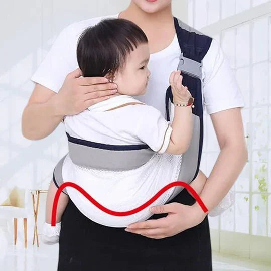 👶💛 50 % DE RÉDUCTION EN CE MOMENT ! Porte-bébé 4 en 1 avec maille respirante – 0 à 36 mois, position ventrale et dorsale – Proche de bébé, les mains libres ✨
