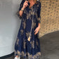 🔥Vente chaude 53% de réduction🔥Robe ample vintage à col en V