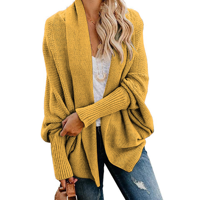 💞51% de réduction💃Cardigan en tricot à manches longues