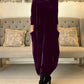 🍂Remises d'automne 52%🍂Robe longue amincissante à col rond