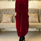 🍂Remises d'automne 52%🍂Robe longue amincissante à col rond