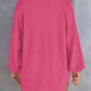 🌸Réduction d'automne 50%🌸Chemise ample en tricot gaufré de couleur unie pour femme
