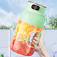 Gobelet presse-agrumes 2 en 1 🍹 Buvez directement après l'extraction du jus. Grande capacité, écran numérique, lames multiples. Portable et indispensable pour la salle de sport et les activités de plein air 🏋️