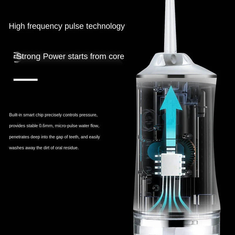 Hydropulseur dentaire électrique à impulsion pour un nettoyage en profondeur🦷