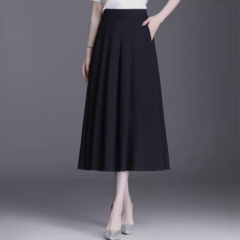 Casual A-line Long Skirt