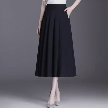 Casual A-line Long Skirt