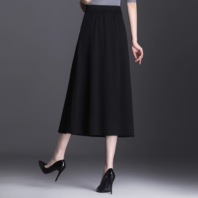 Casual A-line Long Skirt