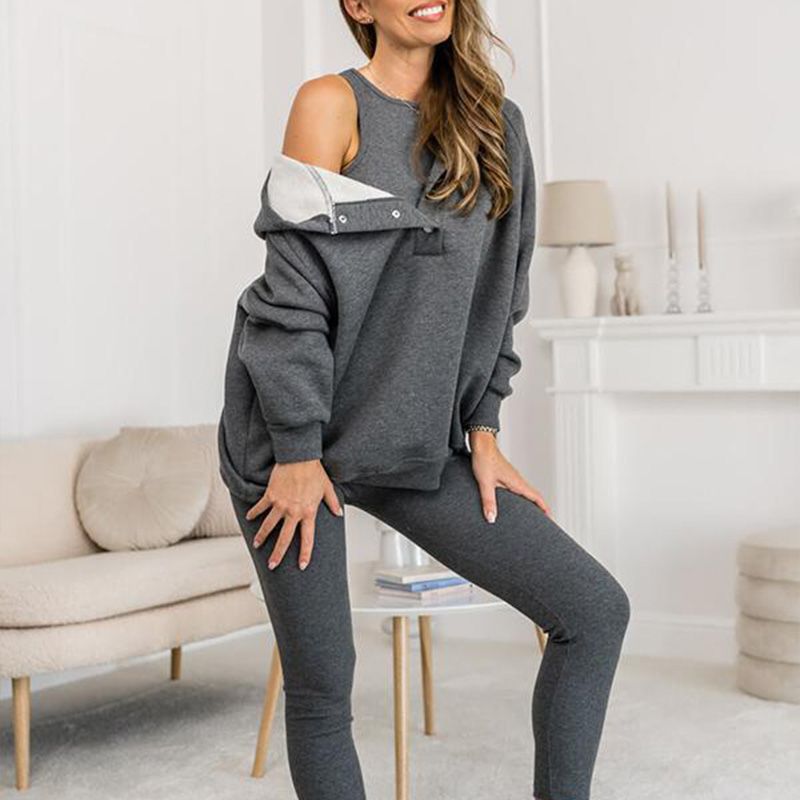 2024 Autumn Style Comfortable Casual Hoodie Two Piece Set 🔥Livraison gratuite🔥