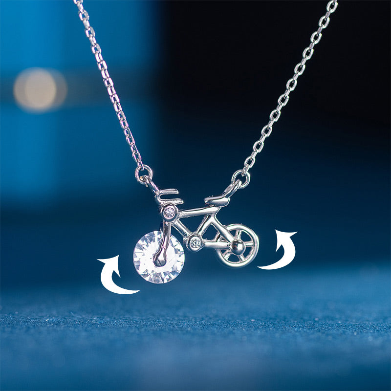 💎55% de réduction💎Collier élégant à pendentifs en forme de bicyclette pour femmes