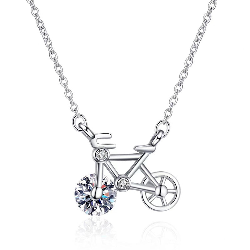 💎55% de réduction💎Collier élégant à pendentifs en forme de bicyclette pour femmes