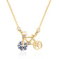 💎55% de réduction💎Collier élégant à pendentifs en forme de bicyclette pour femmes