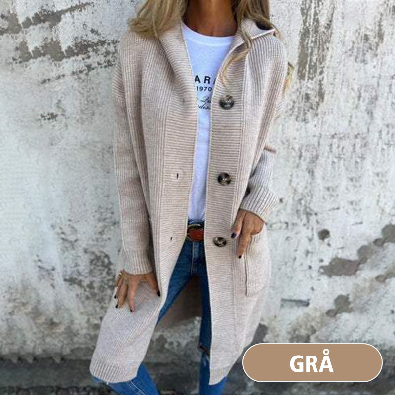 🍂Remises d'automne 47%🍂Cardigan boutonné avec capuche pour femmes