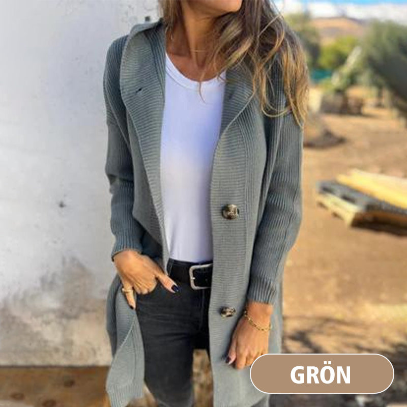 🍂Remises d'automne 47%🍂Cardigan boutonné avec capuche pour femmes