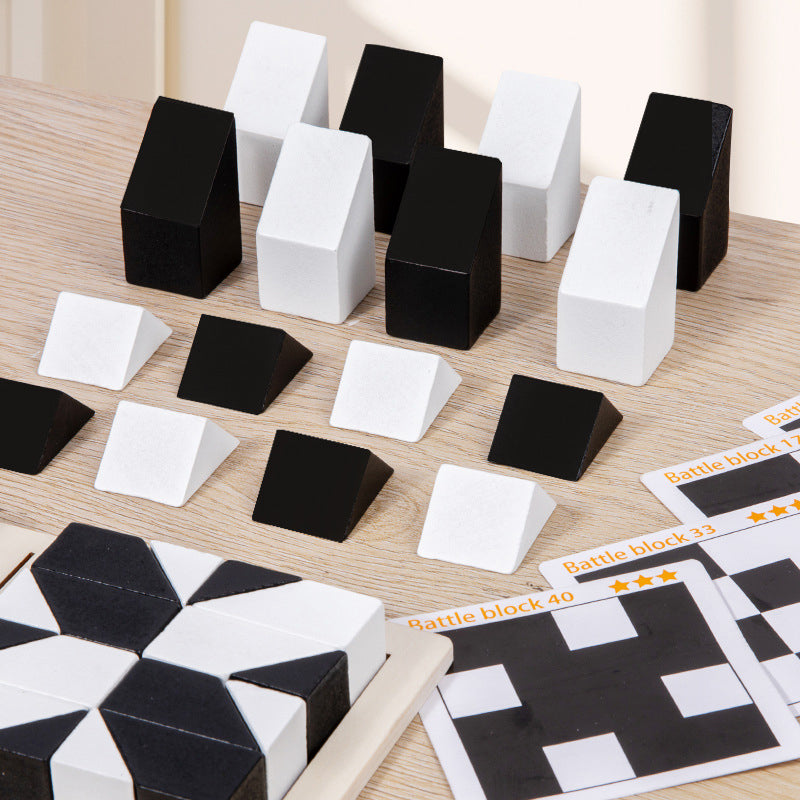 ⏳🧩✨ 60 % DE RÉDUCTION ! Puzzle de blocs cachés — Jeu interactif parent-enfant pour développer l'imagination spatiale 👨‍👩‍👧‍👦🎮