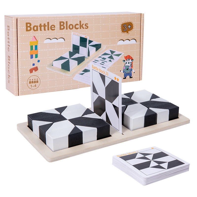 ⏳🧩✨ 60 % DE RÉDUCTION ! Puzzle de blocs cachés — Jeu interactif parent-enfant pour développer l'imagination spatiale 👨‍👩‍👧‍👦🎮